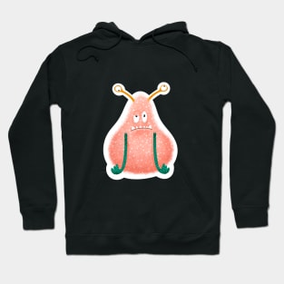 Funny monster sticker Hoodie